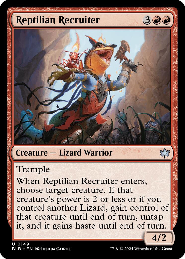 Reptilian Recruiter | Local Legends