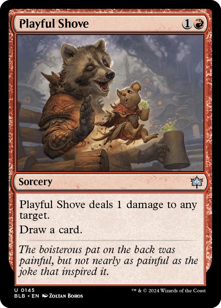 Playful Shove [Bloomburrow] | Local Legends