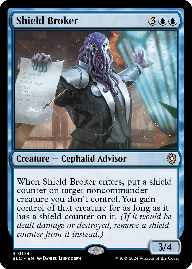 Shield Broker [Bloomburrow Commander] | Golgari Games