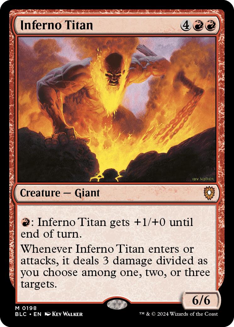 Inferno Titan [Bloomburrow Commander] | Local Legends