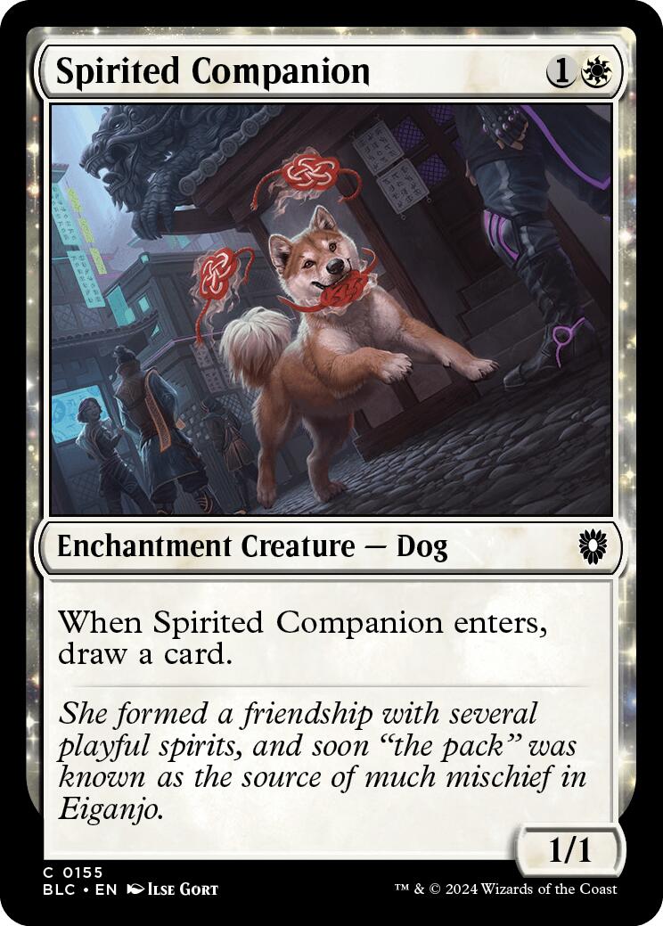 Spirited Companion [Bloomburrow Commander] | Local Legends