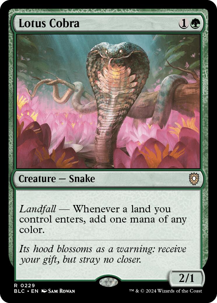 Lotus Cobra [Bloomburrow Commander] | Local Legends