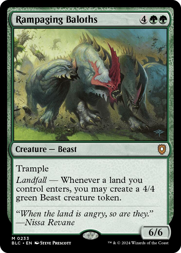 Rampaging Baloths [Bloomburrow Commander] | Local Legends