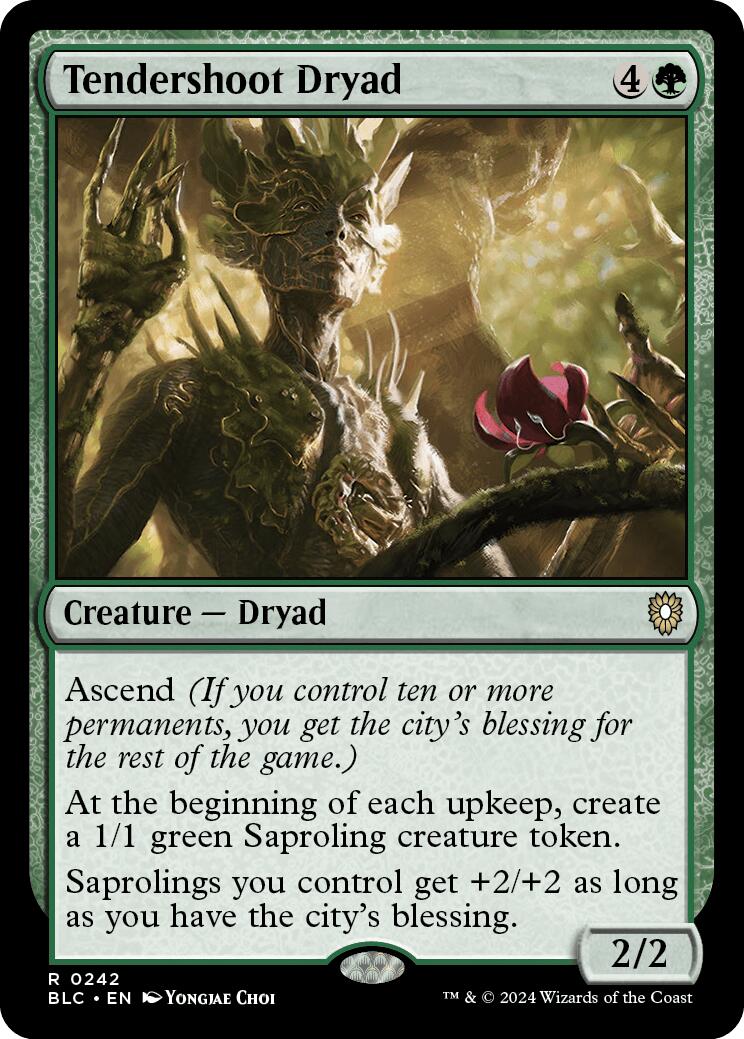 Tendershoot Dryad [Bloomburrow Commander] | Local Legends