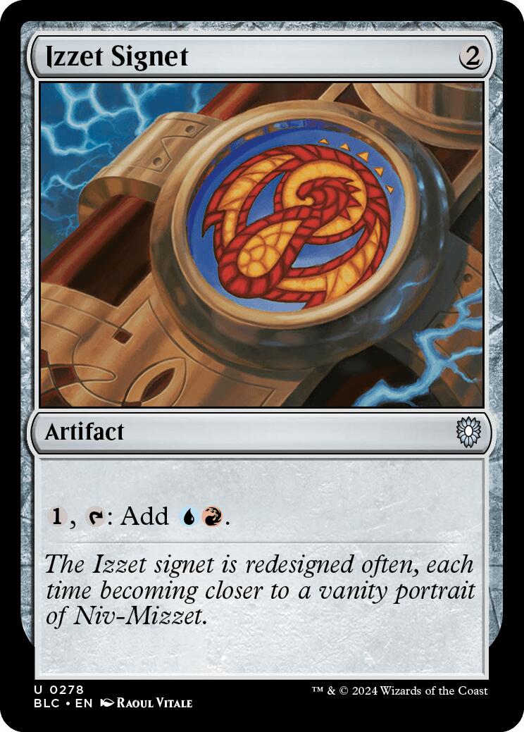 Izzet Signet [Bloomburrow Commander] | Local Legends