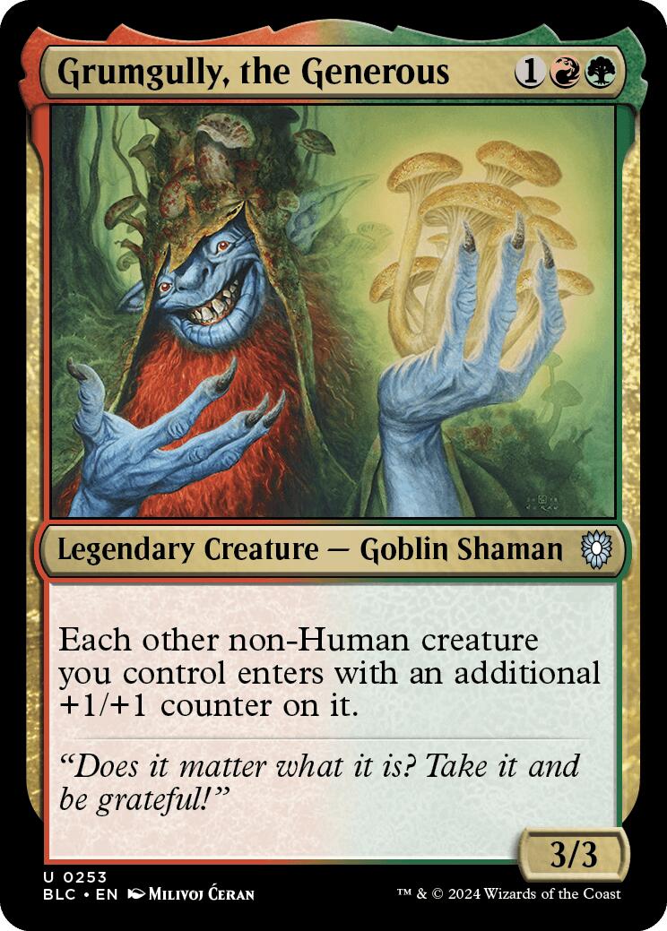 Grumgully, the Generous [Bloomburrow Commander] | Local Legends