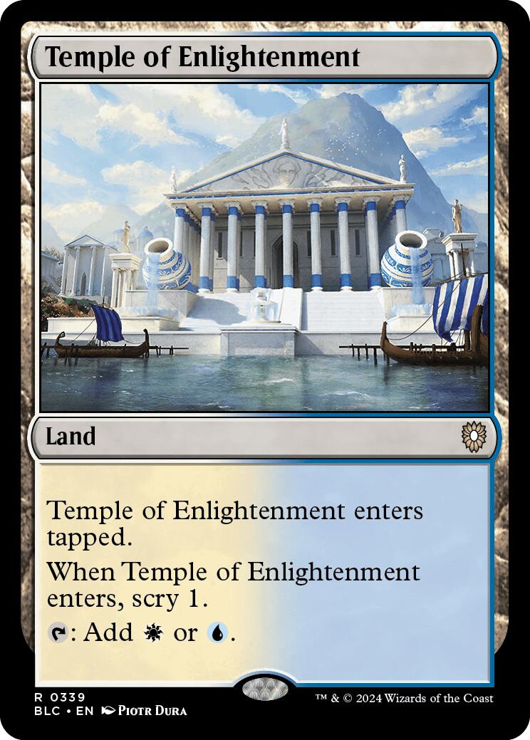 Temple of Enlightenment [Bloomburrow Commander] | Local Legends