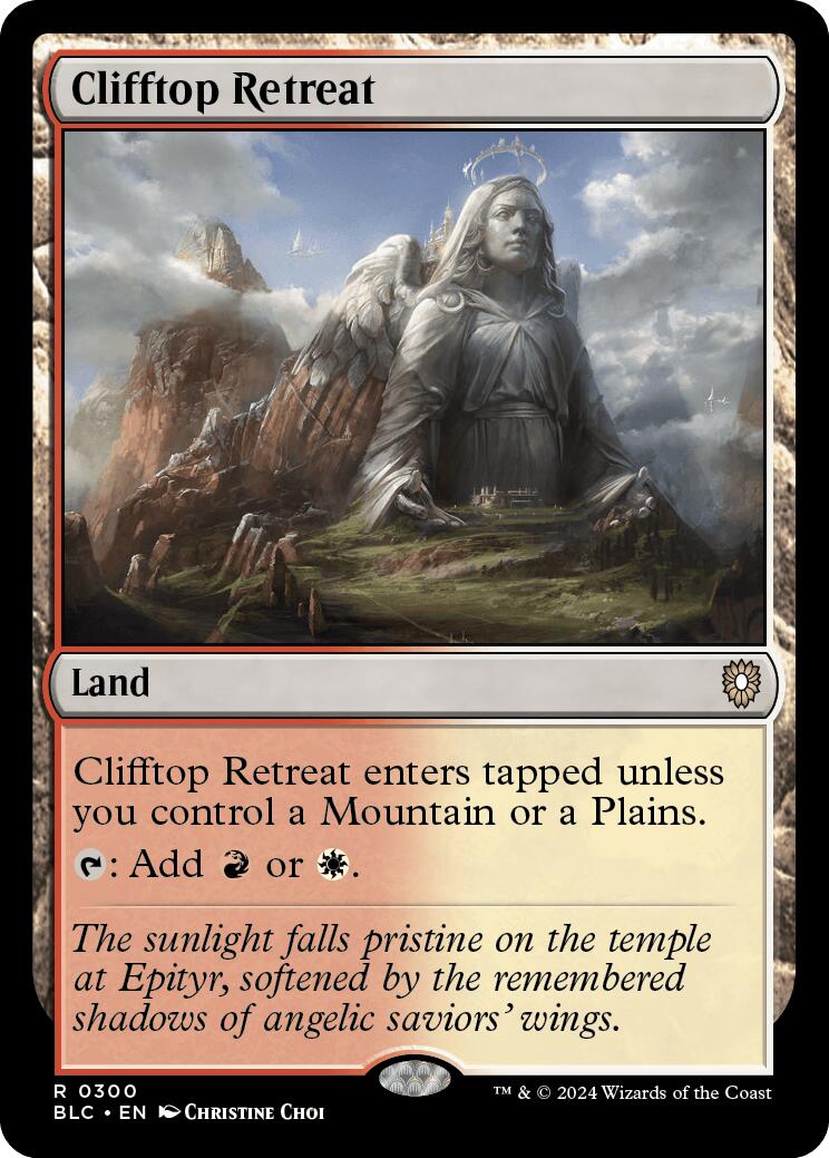 Clifftop Retreat [Bloomburrow Commander] | Local Legends