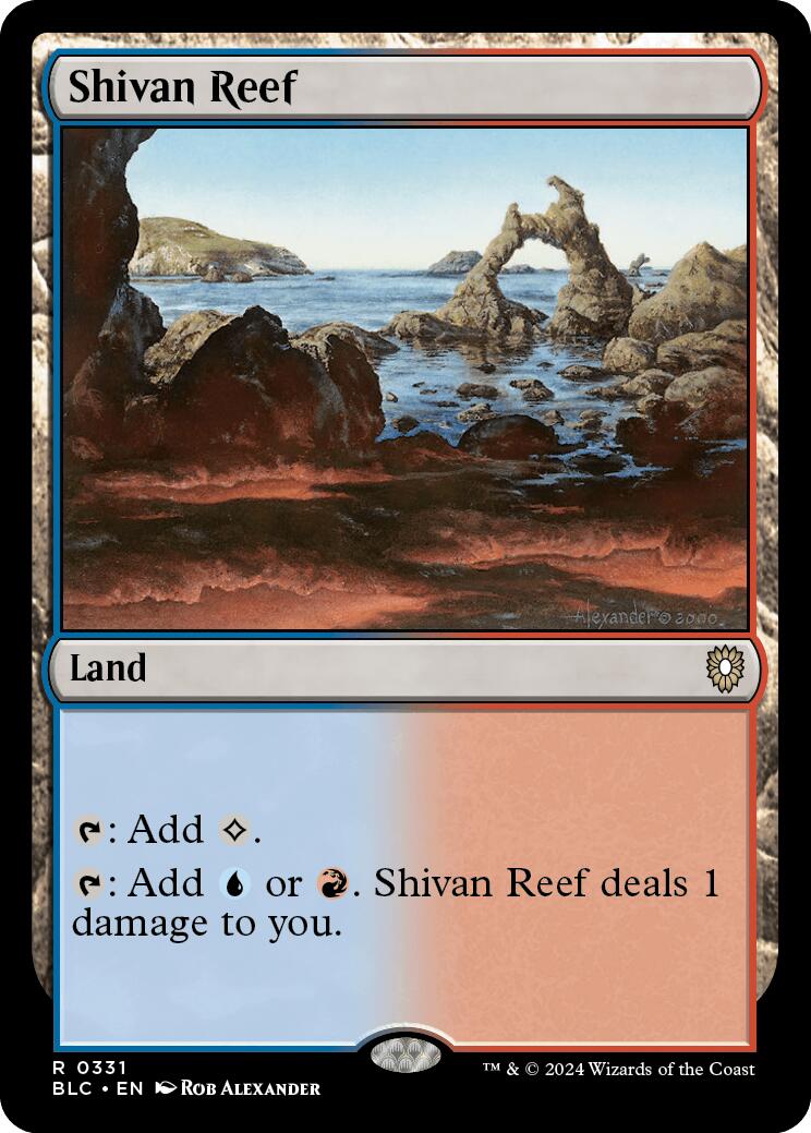 Shivan Reef [Bloomburrow Commander] | Local Legends