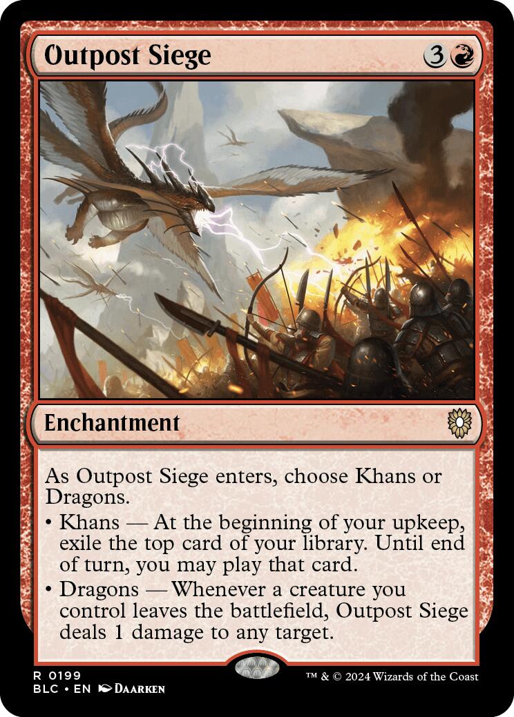 Outpost Siege [Bloomburrow Commander] | Local Legends
