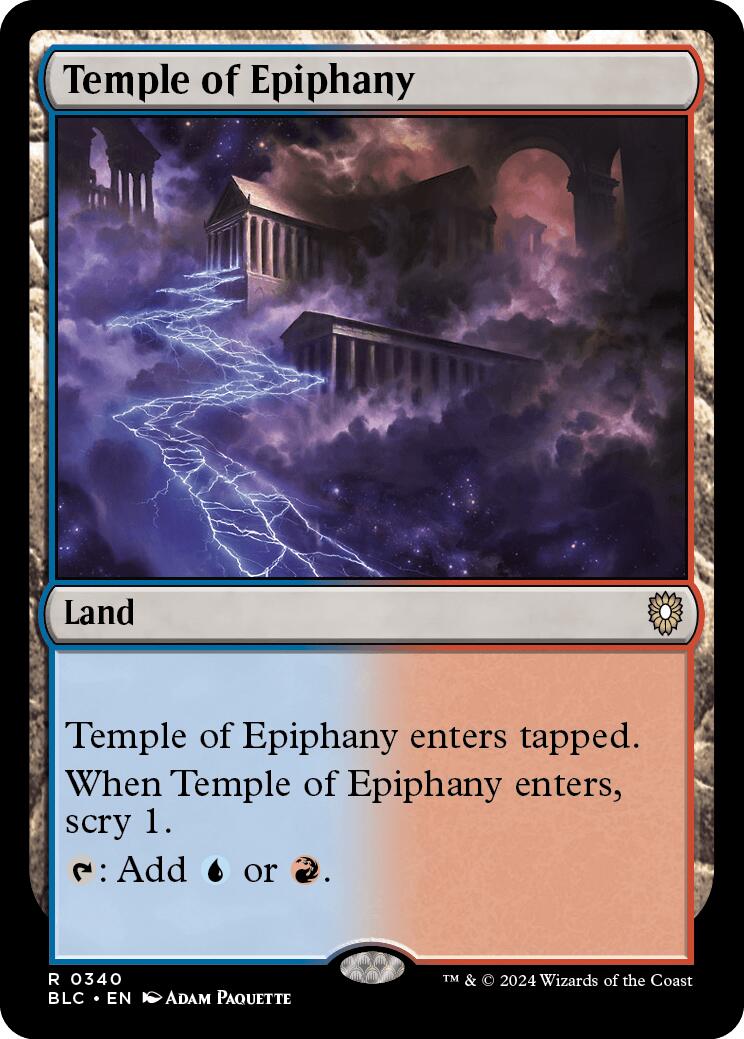 Temple of Epiphany [Bloomburrow Commander] | Local Legends