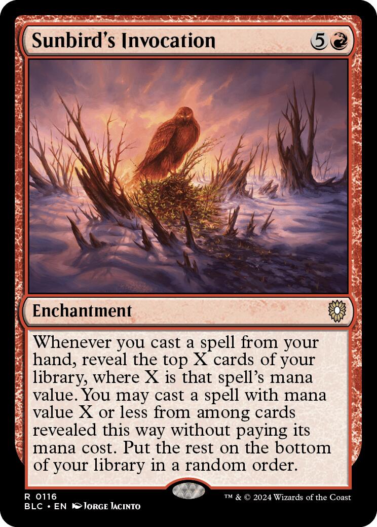 Sunbird's Invocation [Bloomburrow Commander] | Local Legends
