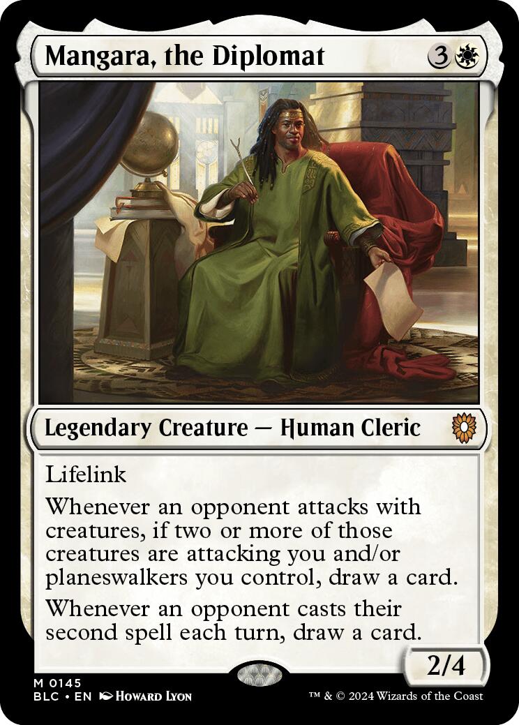 Mangara, the Diplomat [Bloomburrow Commander] | Local Legends