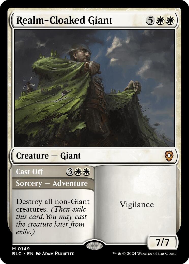 Realm-Cloaked Giant [Bloomburrow Commander] | Local Legends