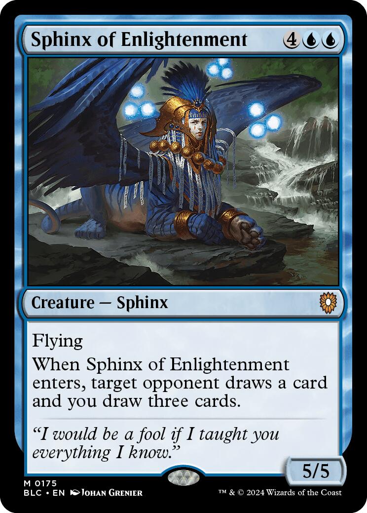 Sphinx of Enlightenment [Bloomburrow Commander] | Local Legends