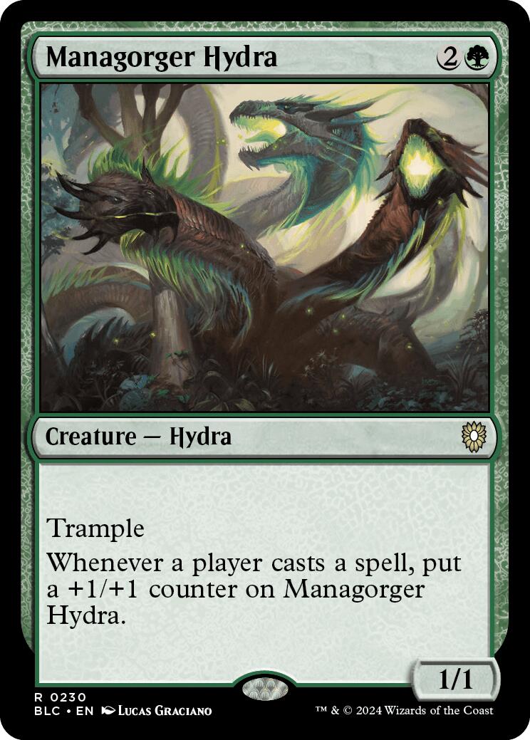 Managorger Hydra [Bloomburrow Commander] | Golgari Games