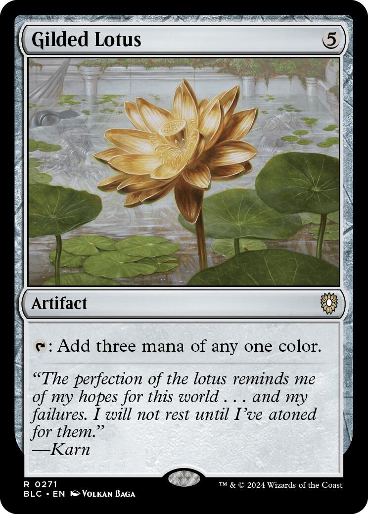 Gilded Lotus [Bloomburrow Commander] | Local Legends