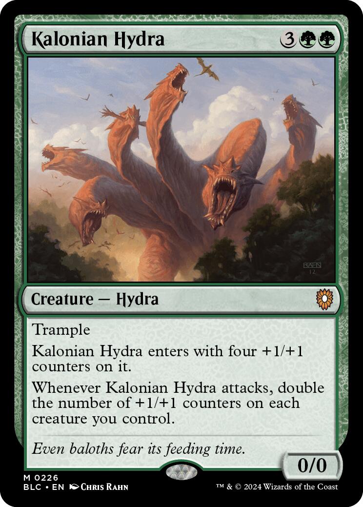 Kalonian Hydra [Bloomburrow Commander] | Golgari Games