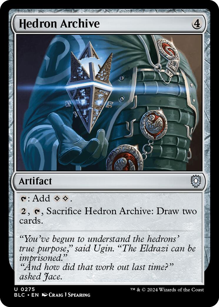 Hedron Archive [Bloomburrow Commander] | Local Legends