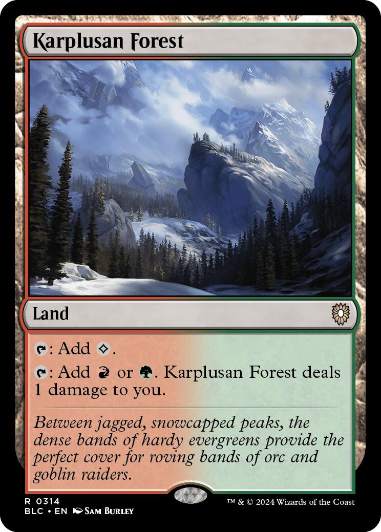 Karplusan Forest [Bloomburrow Commander] | Local Legends
