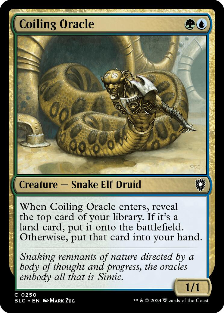 Coiling Oracle [Bloomburrow Commander] | Local Legends