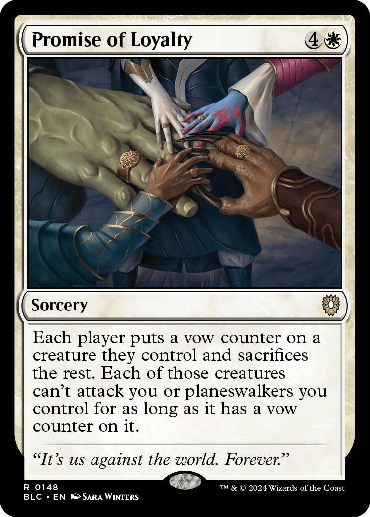 Promise of Loyalty [Bloomburrow Commander] | Local Legends