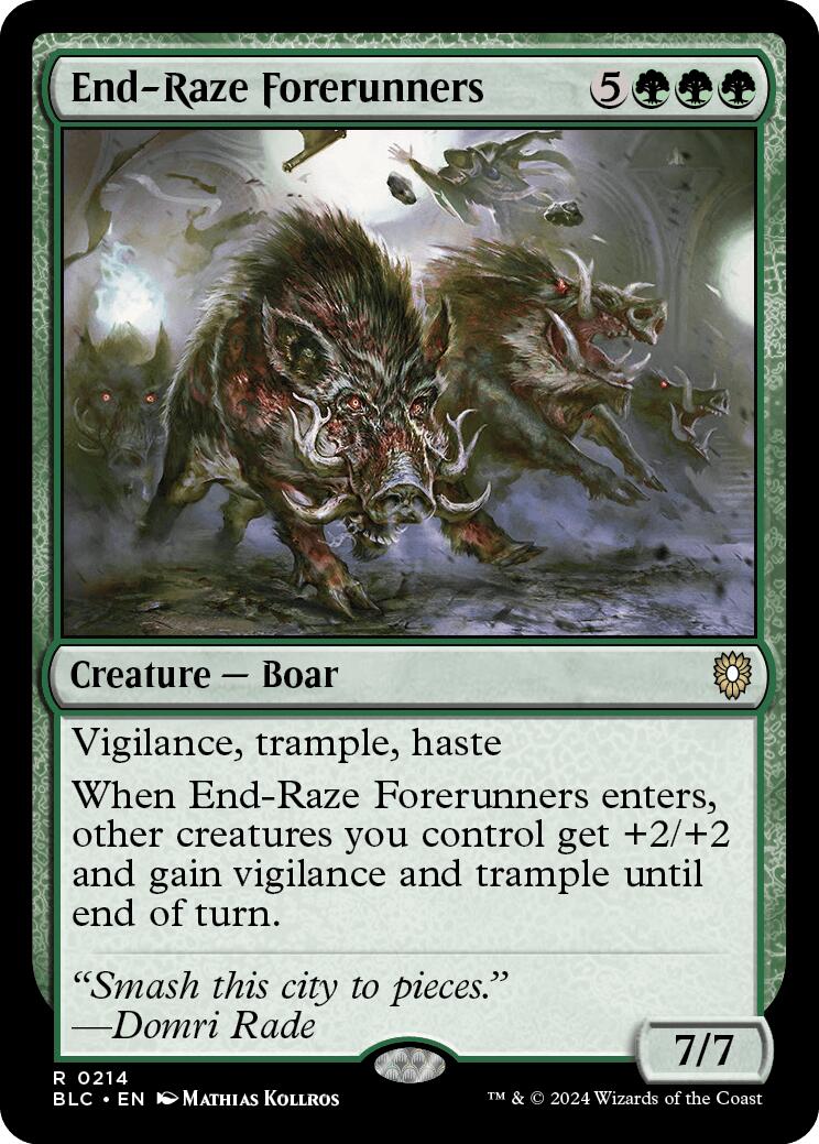 End-Raze Forerunners [Bloomburrow Commander] | Local Legends