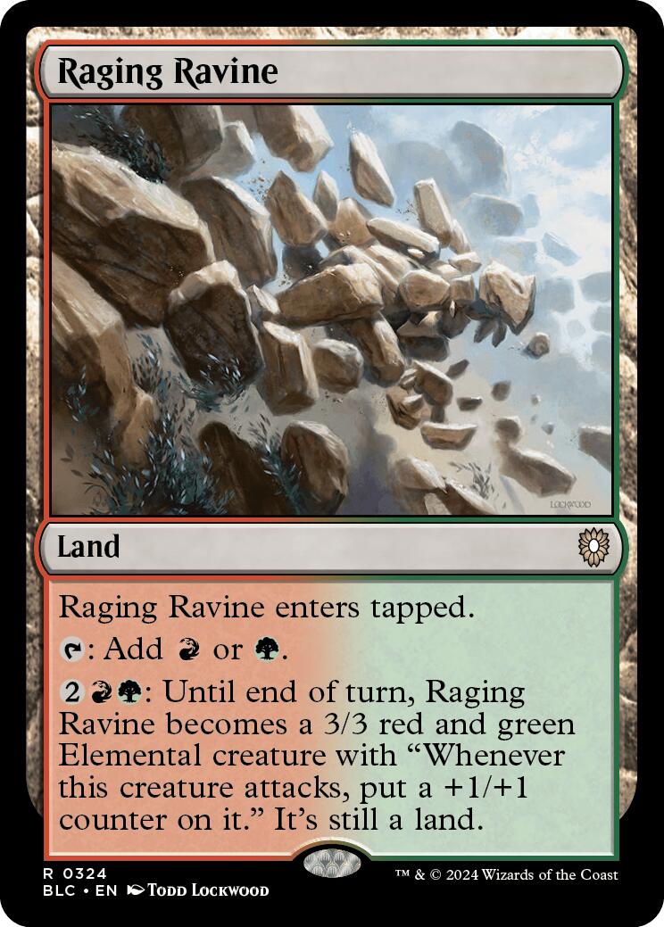 Raging Ravine [Bloomburrow Commander] | Local Legends