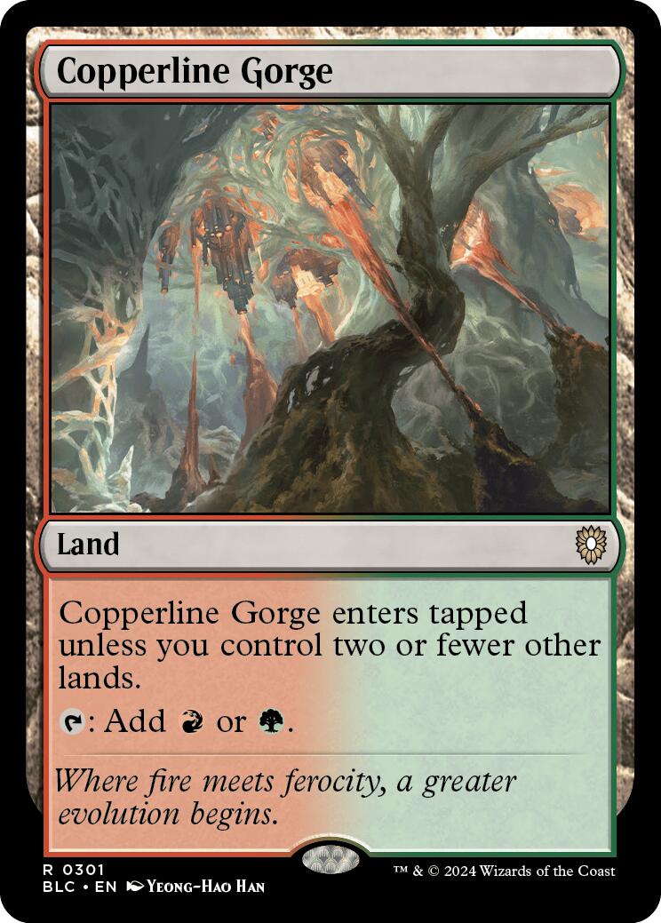Copperline Gorge [Bloomburrow Commander] | Local Legends