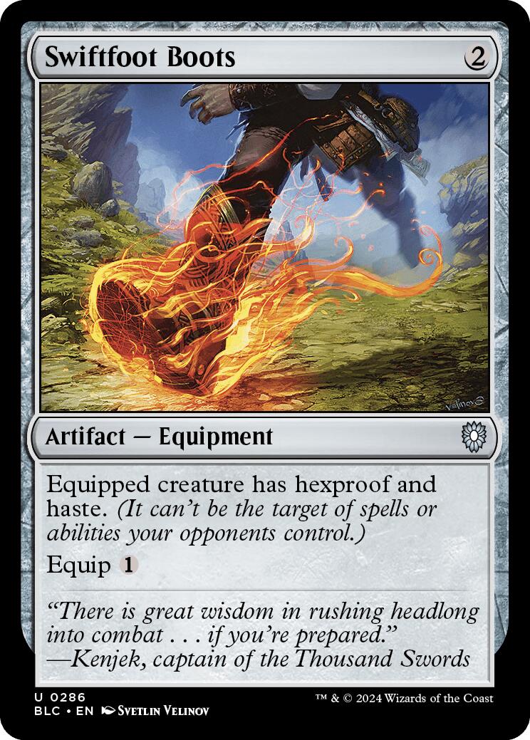Swiftfoot Boots [Bloomburrow Commander] | Local Legends