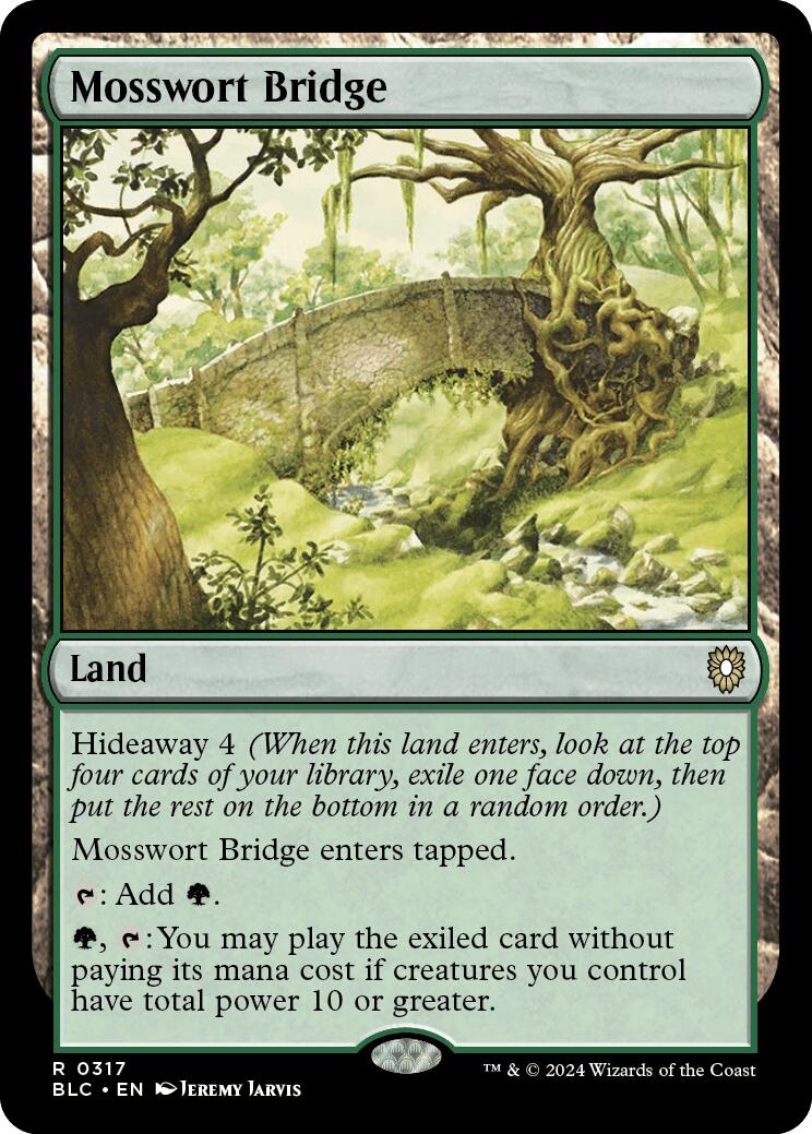 Mosswort Bridge [Bloomburrow Commander] | Local Legends