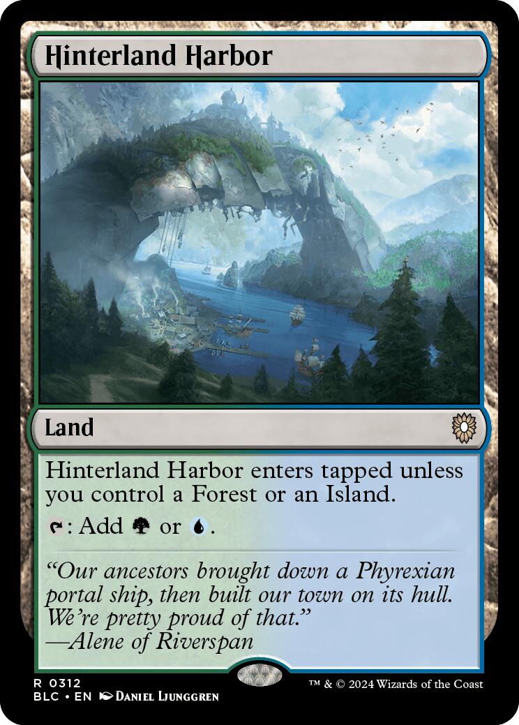 Hinterland Harbor [Bloomburrow Commander] | Local Legends