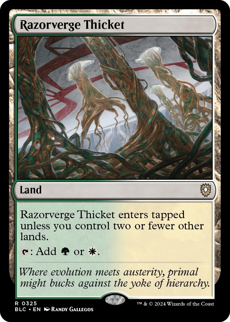 Razorverge Thicket [Bloomburrow Commander] | Local Legends