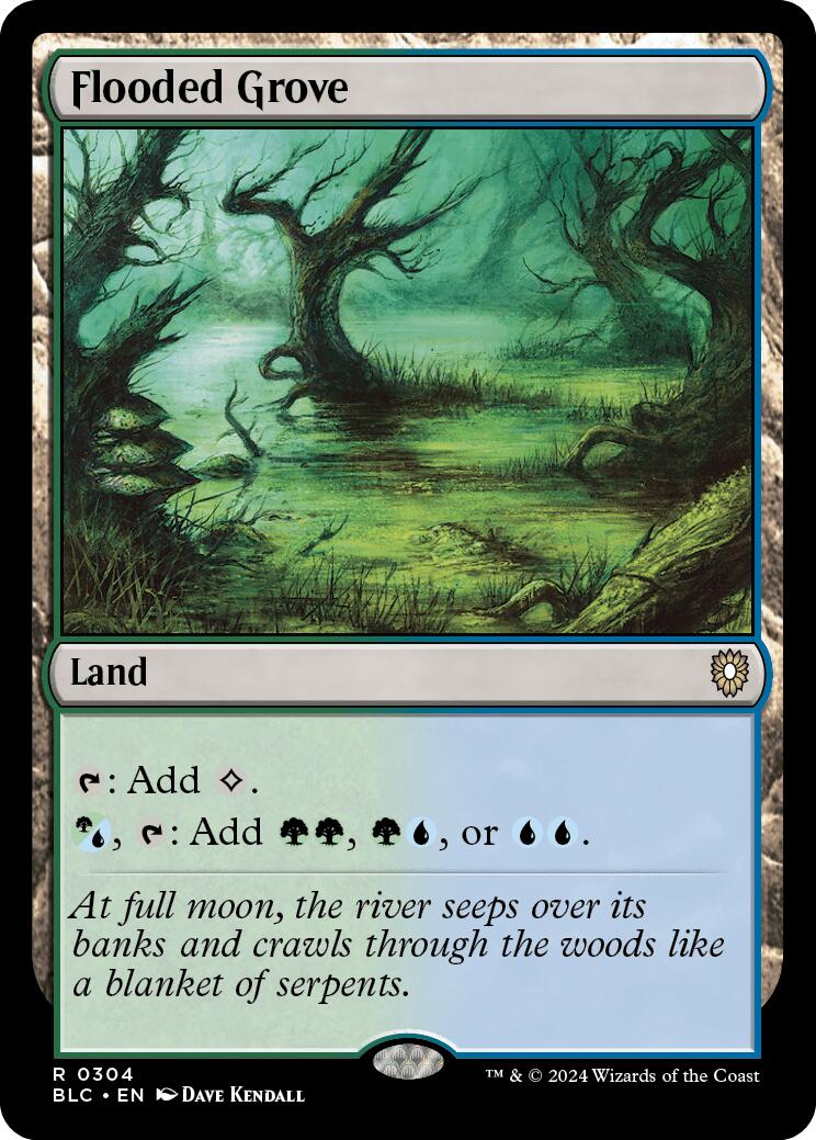 Flooded Grove [Bloomburrow Commander] | Local Legends