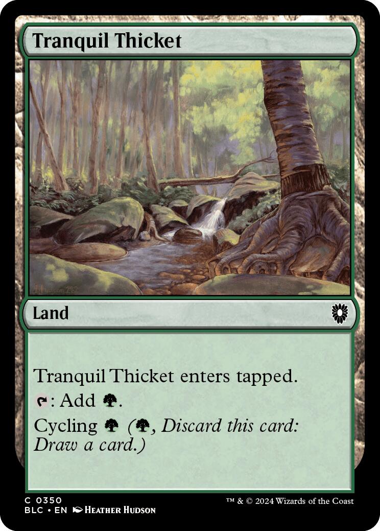 Tranquil Thicket [Bloomburrow Commander] | Golgari Games