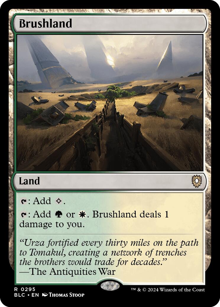 Brushland [Bloomburrow Commander] | Golgari Games