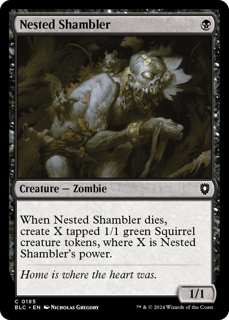 Nested Shambler [Bloomburrow Commander] | Local Legends
