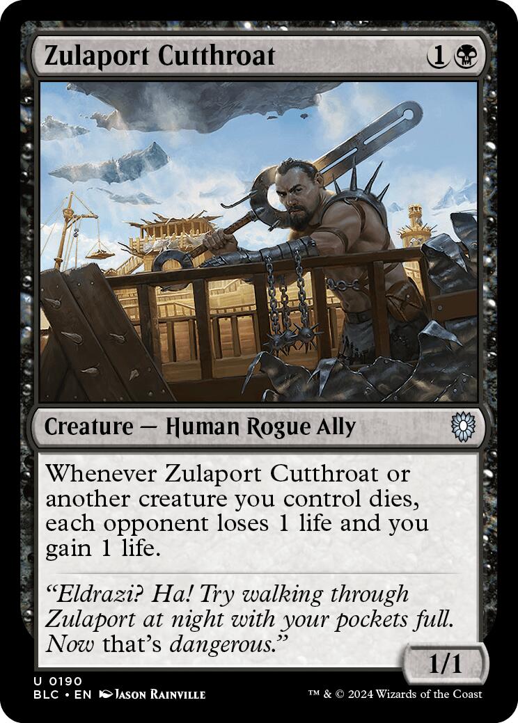 Zulaport Cutthroat [Bloomburrow Commander] | Local Legends
