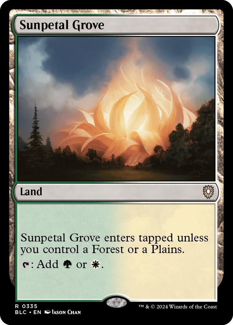Sunpetal Grove [Bloomburrow Commander] | Local Legends
