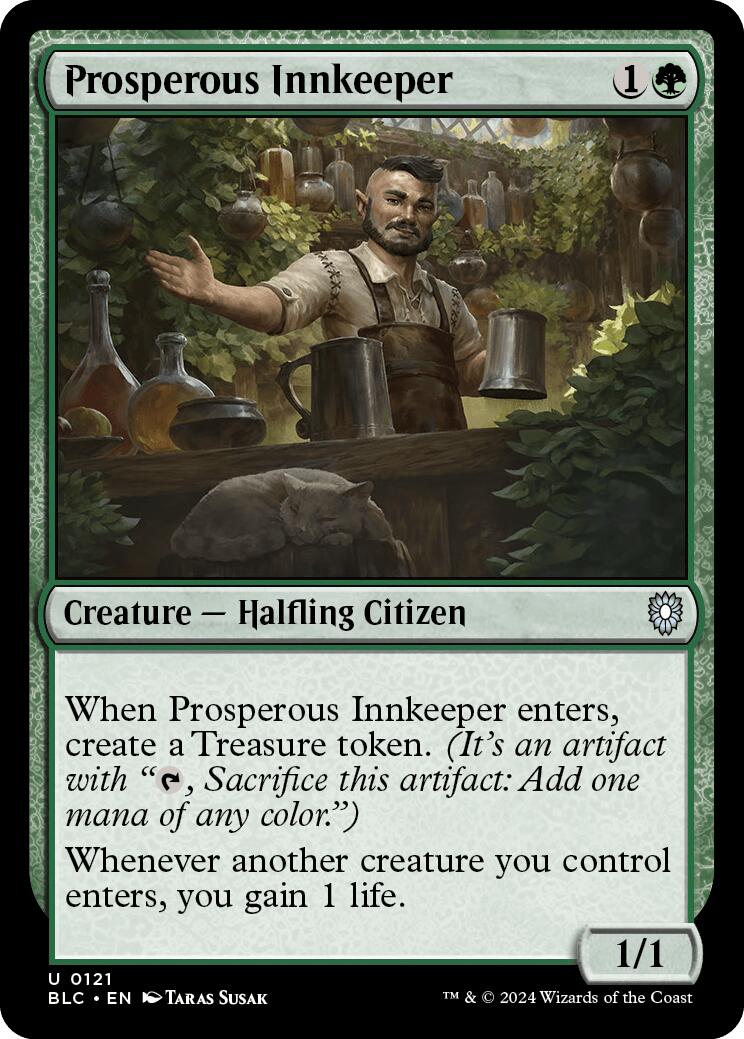 Prosperous Innkeeper [Bloomburrow Commander] | Local Legends