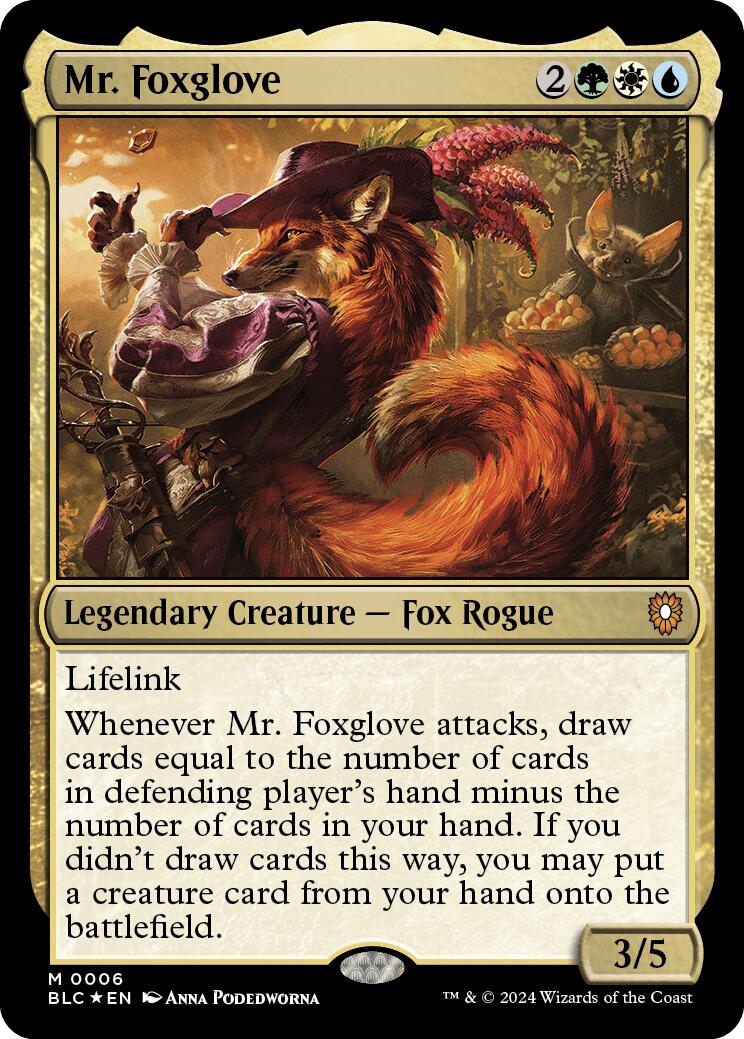 Mr. Foxglove [Bloomburrow Commander] | Golgari Games