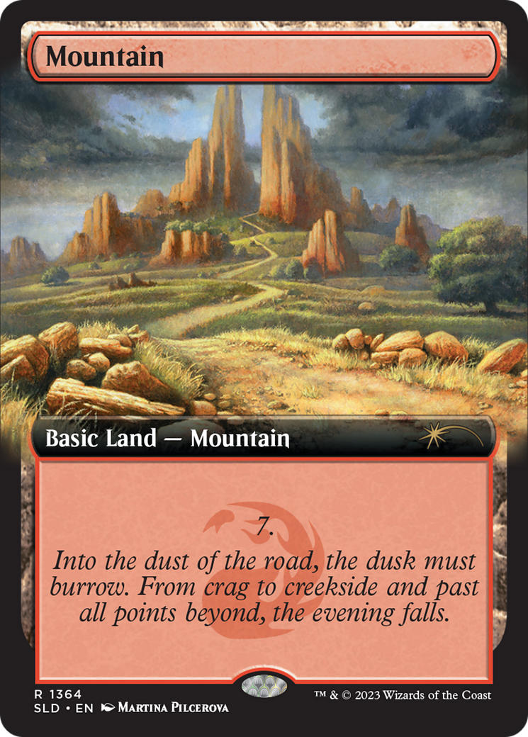 Mountain (1364) [Secret Lair Drop Series] | Golgari Games