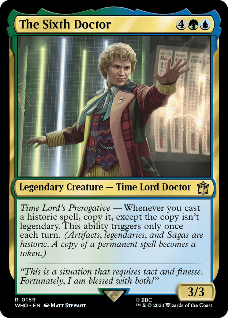 The Sixth Doctor [Doctor Who] | Golgari Games