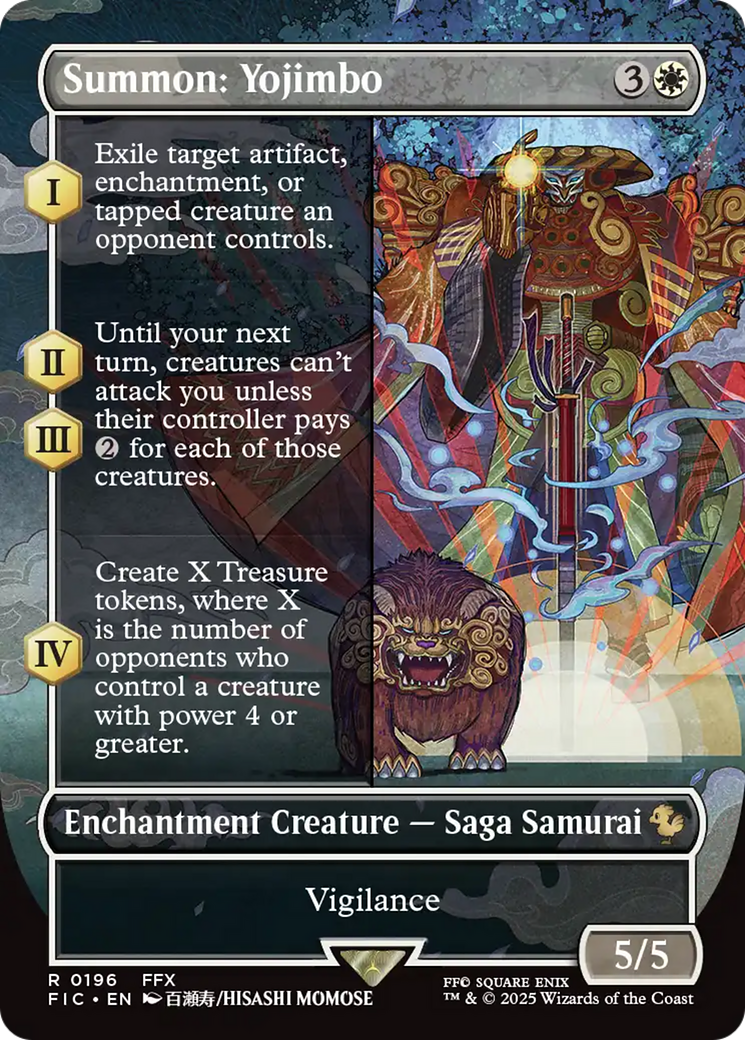 Summon: Yojimbo (Borderless) [FINAL FANTASY Commander] | Local Legends