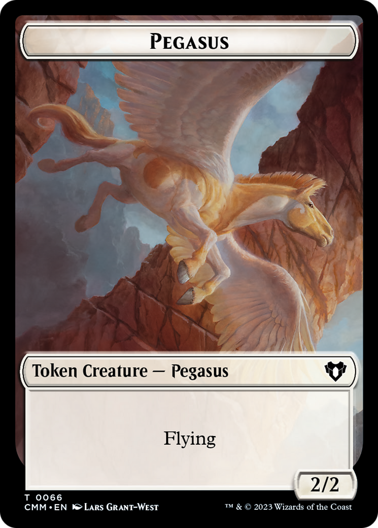 Copy (54) // Pegasus Double-Sided Token [Commander Masters Tokens] | Local Legends