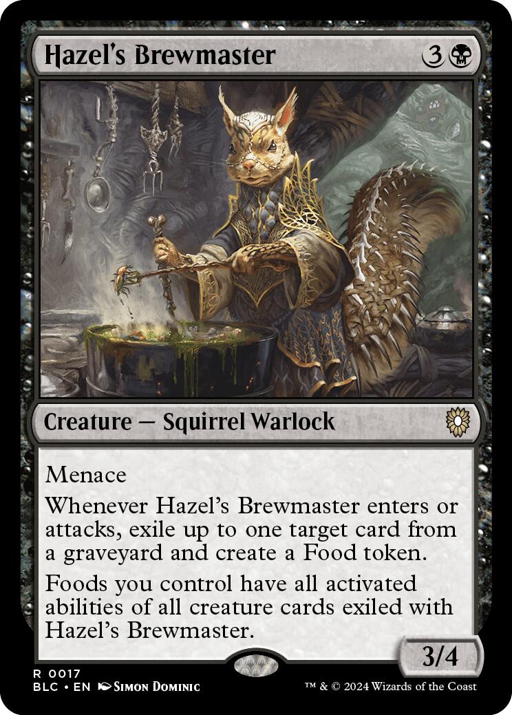 Hazel's Brewmaster [Bloomburrow Commander] | Golgari Games