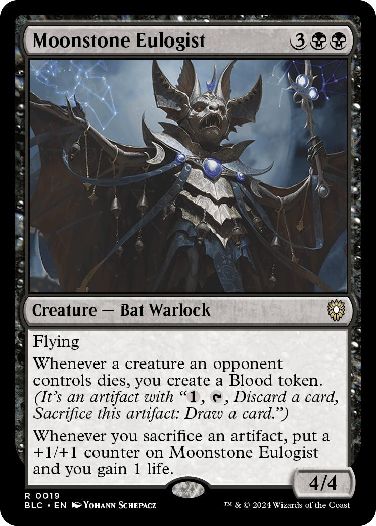 Moonstone Eulogist [Bloomburrow Commander] | Local Legends