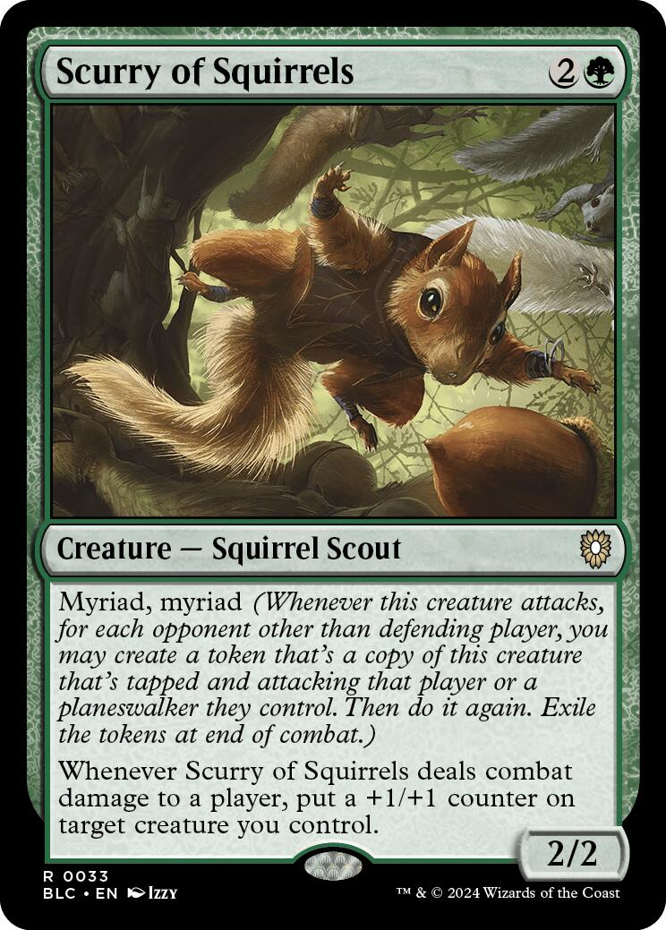 Scurry of Squirrels [Bloomburrow Commander] | Local Legends