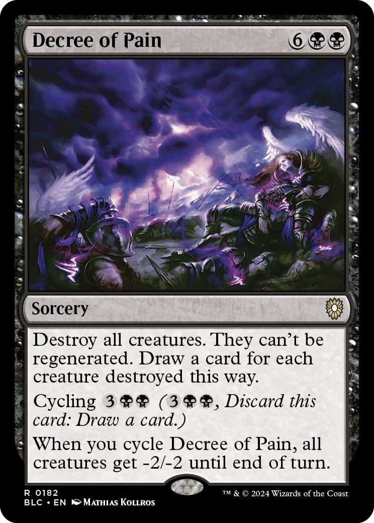 Decree of Pain [Bloomburrow Commander] | Local Legends