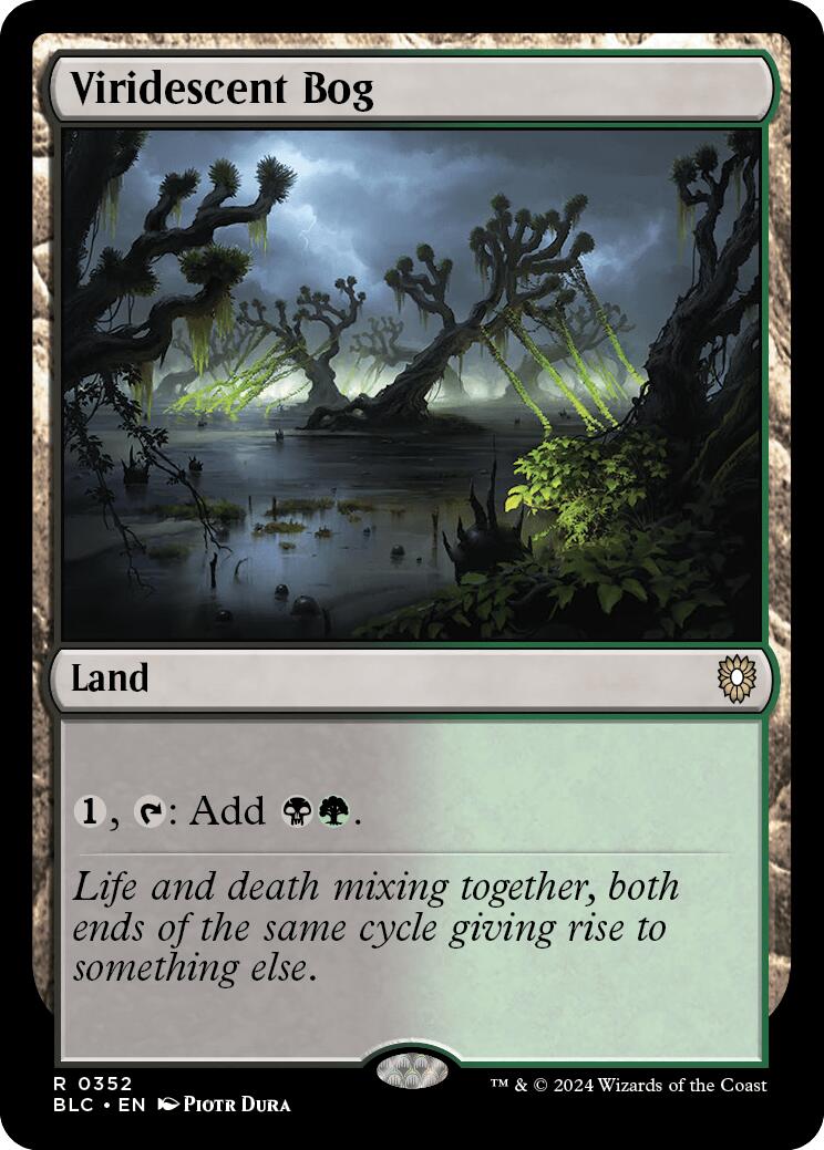 Viridescent Bog [Bloomburrow Commander] | Local Legends